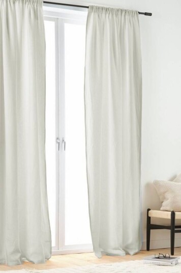 Jotex AURORA gardin med multifunksjonsbånd - 1 lengde Naturhvit 1638299-06-300 1638299-01-220 Jotex AURORA gardin med multifunksjonsbånd - 1 lengde Naturhvit 1638299-06-300 1638299-01-220