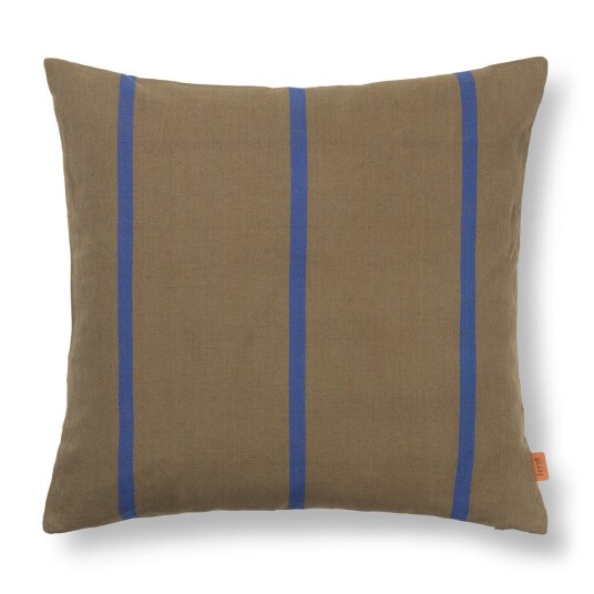 ferm LIVING Grand pute 50x50 cm Olive-bright blue
