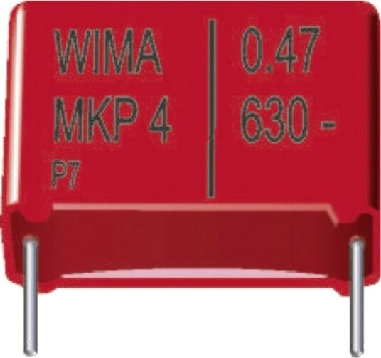 Wima Mkp4g041005i00kssd 1 Stk Mkp Foliekondensator Med Radial Ledning 1 Μf 400 V/Dc 20 % 22,5 Mm L X B X H 26,5 X 11 X 21 Mm