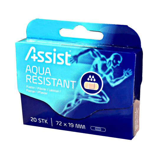Assist Aqua Resistant Plastre, plaster 20 pcs NO COLOUR