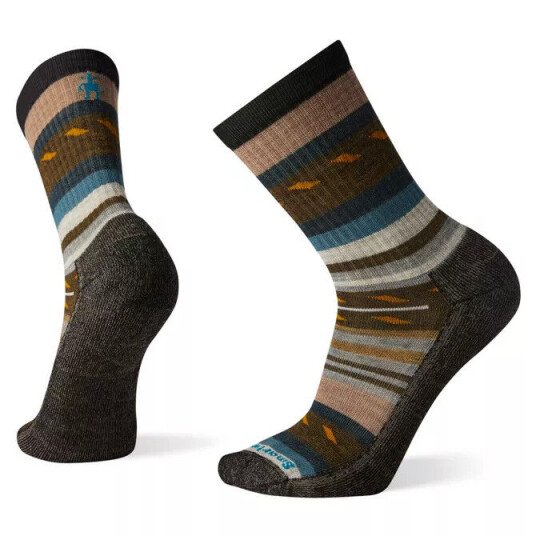 Smartwool Hike Light Margarita Crew Ms Military Oliveblack M
