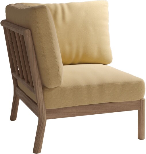 Fritz Hansen Tradition Corner Module Honey Yellow Teak Fsc 100% Utendørs Sofaer Povl B. Eskildsen Fritz Hansen Tradition Corner Module Honey Yellow Teak Fsc 100% Utendørs Sofaer Povl B. Eskildsen