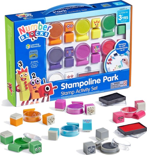 Learning Resources Numberblocks Aktivitetssett med frimerker HM94563 SCA