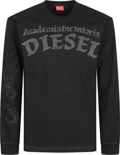 Diesel Herre Topper Svart XL, Diesel Herre Topper Svart XL,