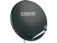 Schwaiger SPI998 10,7 12,75 GHz 38,5 dBi Antrasitt Aluminium Plastikk Stål 75 cm 745 mm