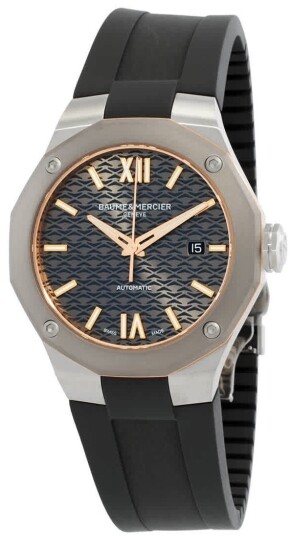 Baume & Mercier Herreklokke M0A10660 Riviera Grå/Gummi Ø42 mm