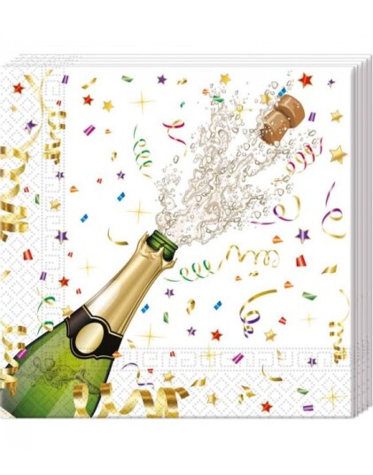 20 stk Servietter 33x33 cm Partytime