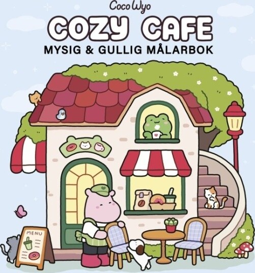 Målarbok : Cozy Cafe |