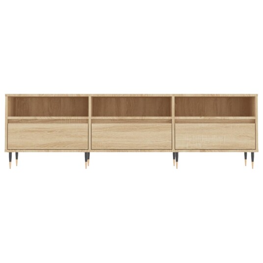 TV benk sonoma eik 150x30x44,5 cm konstruert tre