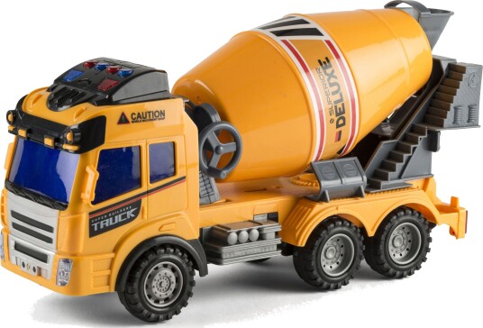 Speed Car Betongbil Med Lys Og Lyd 28cm Oransje & Flerfarget