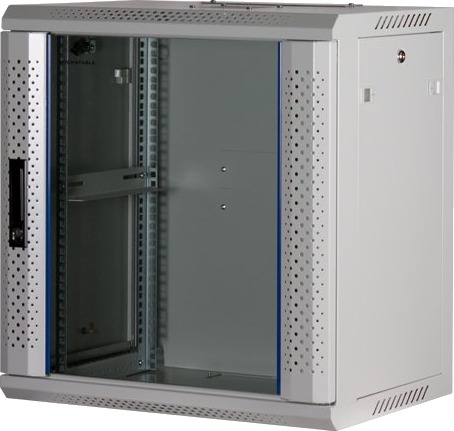 Rockstable Rs19-6412W Veggmonterbar Hylle 12U 60 Kg Nøkkellås Hvit