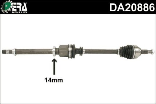 ERA Benelux DA20886 Drivaksel