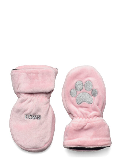 Kombi Fuzzy Infant Mitt - Pink - 6-12M Kombi Fuzzy Infant Mitt - Pink - 6-12M