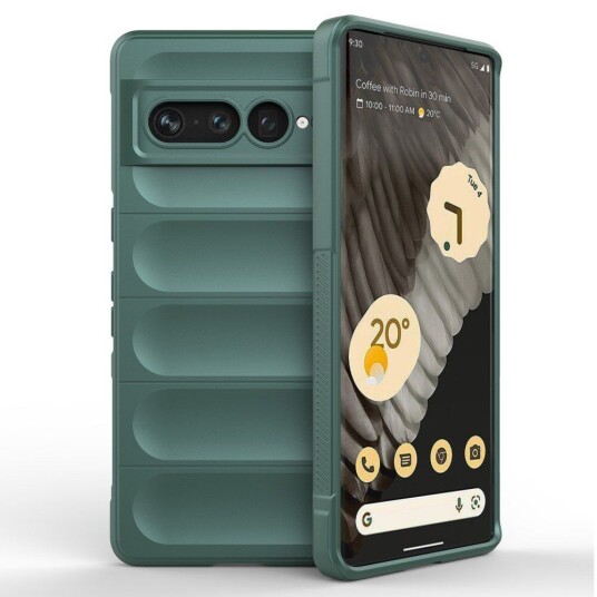 INCOVER Google Pixel 7 Pro Fleksibelt Plastdeksel - Grønn