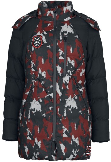 Rock Rebel by EMP Vinterjakke - Kamuflasje vinterjakke - S til XXL - Damer - kamuflasje