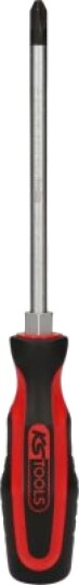 Ks Tools Ergotorqueplus 265 mm Skrutrekker PH 3 med 2-komponent håndtak, 130 g