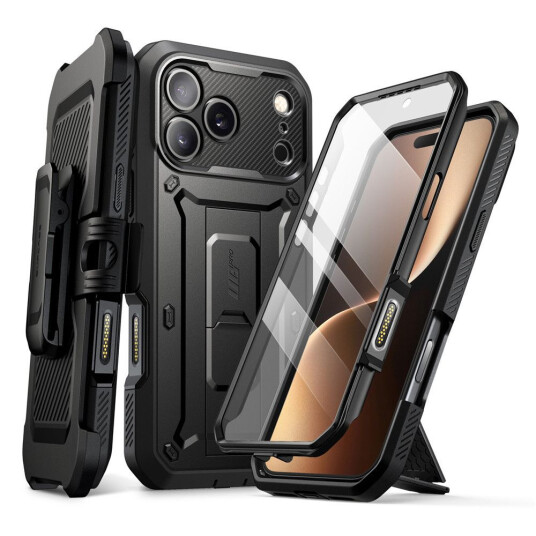 Supcase UB Pro Mobildeksel for iPhone 17 Pro Max Svart
