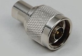Bkl Electronic 0412014, N Jack, Hankjønn/Hunkjønn, 50 O, Sølv