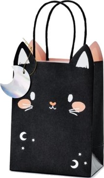 Partydeco Tnp26, Gavepapirbag, Svart, Bilde, Halloween, Matt, Inne/Ute
