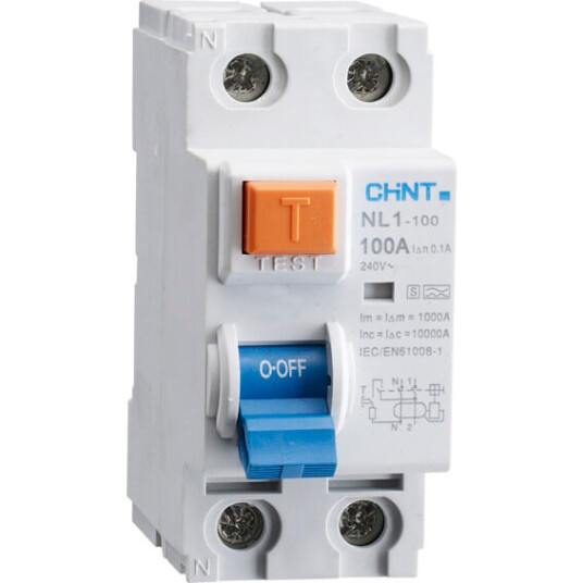 Chint JORDFEILBRYTER 2P 100A 100mA S-TYPE - 1612416