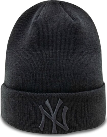 New Era Essential Cuff Beanie Ney OneSize, Black/Black