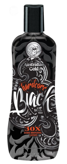 Australian Gold Hardcore Black 30X 250 ml Selvbruning