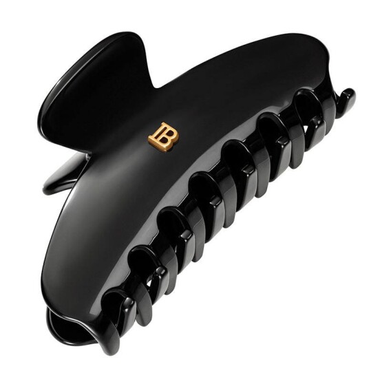 BalmainCellulose Acetate Pince À Cheveux Medium Hairclip Black