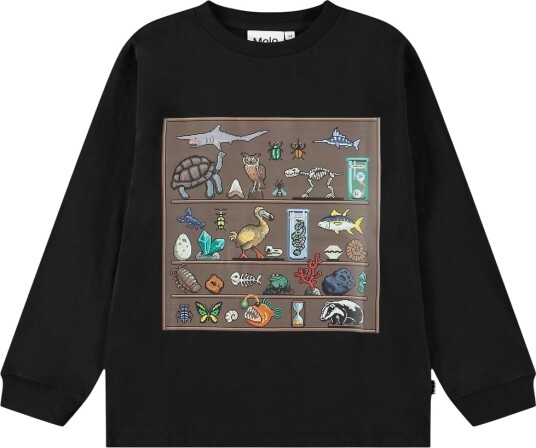 Molo Genser Rube Pixellection Molo 8 år (128) Genser Brun Svart