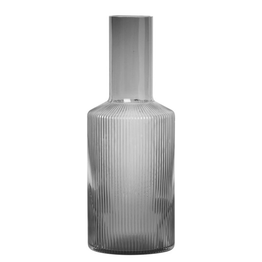 ferm LIVING - Ripple Carafe Smoked Grey