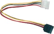 Gembird Cc-Sata-Ps, 0,15 M, Sata 15-Pin, Molex (4-Pin), Hankjønn, Hankjønn, 10 G