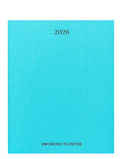 New Mags The Important Flowers Planner 2026 Blue
