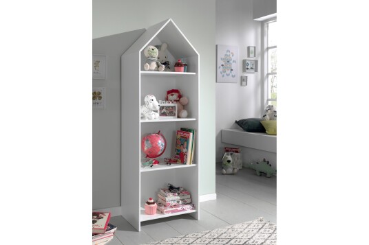 Garderobe Rudeklint 58 cm   Hvit|Svart