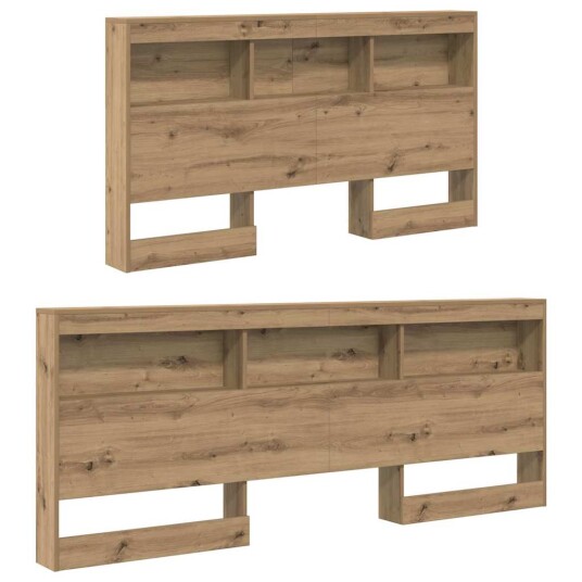  Lagringshodegavl med hylle artisan eik 160 cm Konstruert tre