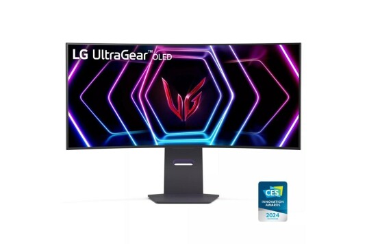 LG UltraGear 39" Gaming OLED-skjerm 3440x1440 UWQHD 240Hz Kurvet Svart