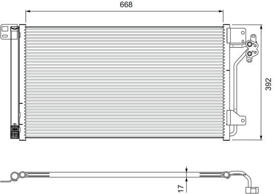 Kondensator VALEO 814015 Kondensator VALEO 814015