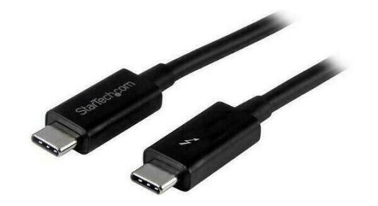 StarTech Thunderbolt 3 USB-C Kabel 2m 20Gbps Sort StarTech Thunderbolt 3 USB-C Kabel 2m 20Gbps Sort