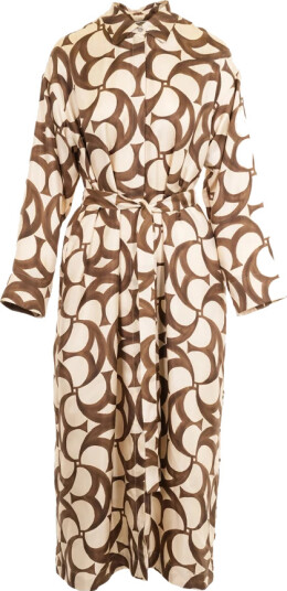Max Mara Dame Kjoler Beige L,