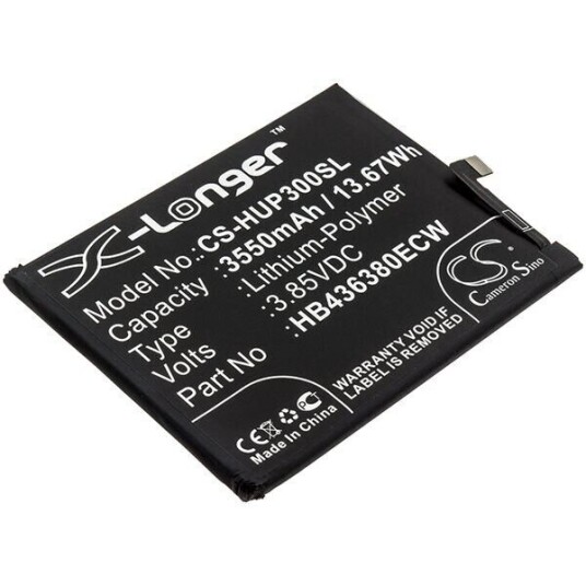 Huawei ELE-AL00 batteri (3550 mAh 3.85 V, Sort)