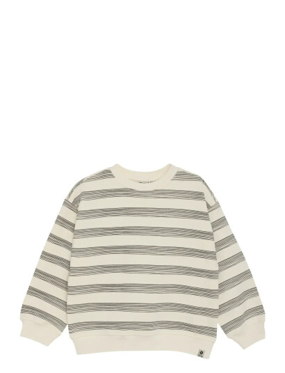 Daily 7 Oversized Sweater Stripe Cream 98 Daily 7 Oversized Sweater Stripe Cream 98