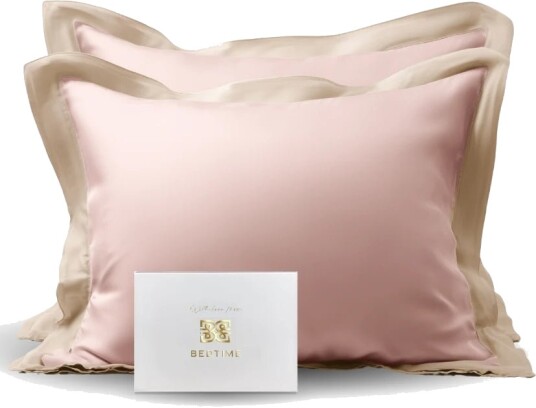 Bambus Putevar Duo Rosa og Beige 50x70 Bambus Putevar Duo Rosa og Beige 50x70