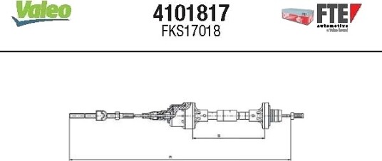 Clutchkabel FTE 4101817