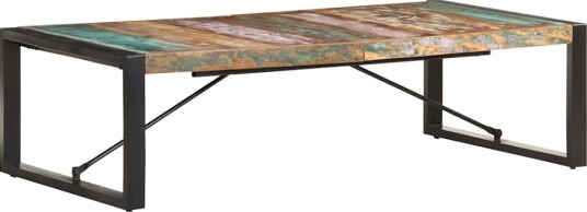 Salongbord 140x70x40 cm gjenvunnet heltre