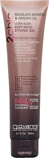 Giovanni keratin & argan soft hold styling gel 150 ml