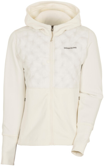 Didriksons Valda Women's Full Zip 2 42, White Foam Didriksons Valda Women's Full Zip 2 42, White Foam