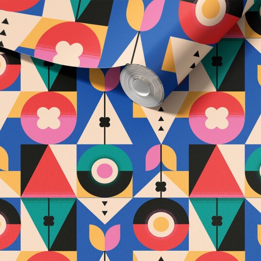 Namly Design Kontaktpapir Geometrisk Mønster / Avtagbar CPRQRC9BX