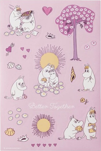 MoominArabia Mummi klistremerker Kjærester MoominArabia Mummi klistremerker Kjærester