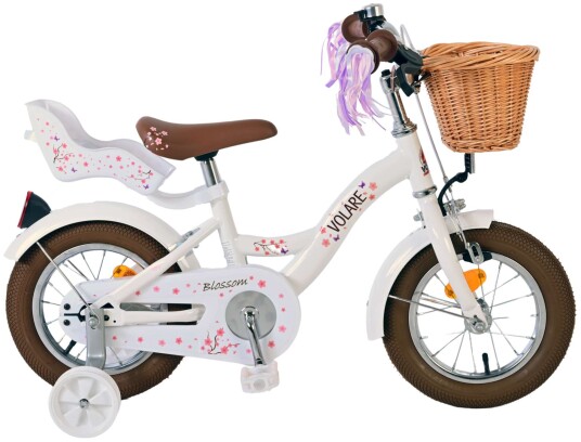 Volare Children's Bicycle 12" Blossom White 31244