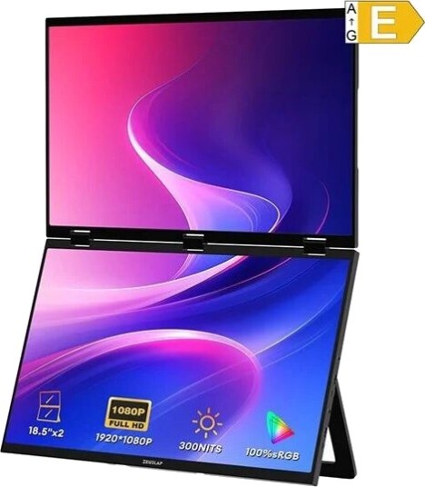 Zeuslap Z18W Dobbel 18" Bærbar monitor Z18W