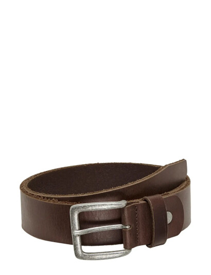 ONLY & SONS Onscarter Medium Leather Belt Noos - Brown - 95