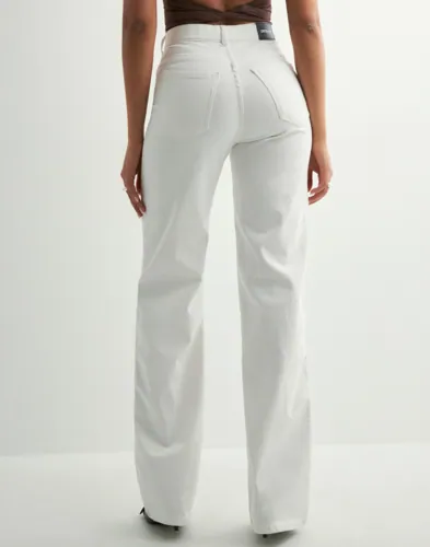Dr Denim   Hvit   Moxy Straight